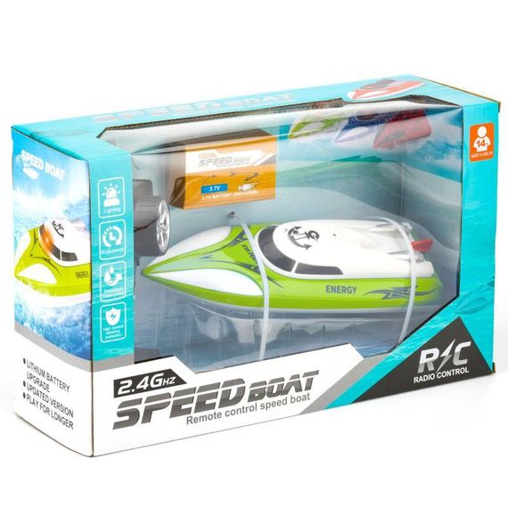 Катер на радіокеруванні SHT 658-45 2.4G Green — потужний, яскравий, швидкий! | Зображення 2