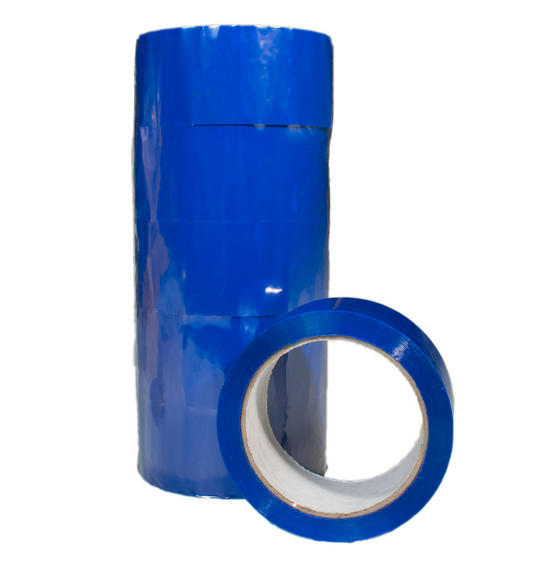 Скотч пакувальний 45мкм 45мм*100м синього кольору | Зображення 1