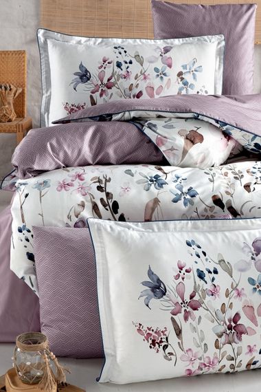 Постільна білизна La Romano Premium Satin 200×220 Delcina Berry | Зображення 1