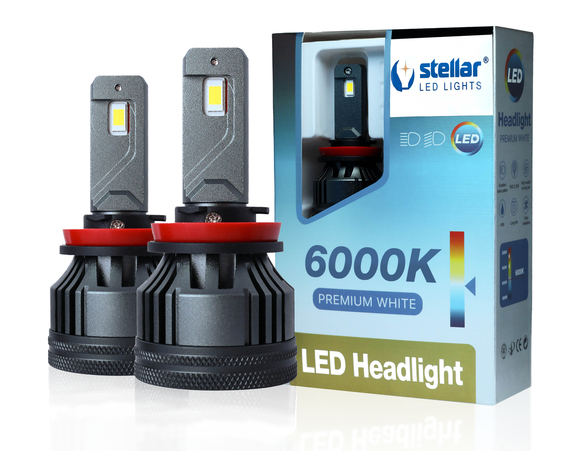 LED автолампи H11 STELLAR M65 Pro 65W 6000K 12–30V CANBUS EMC (комплект 2 шт.) | Зображення 1