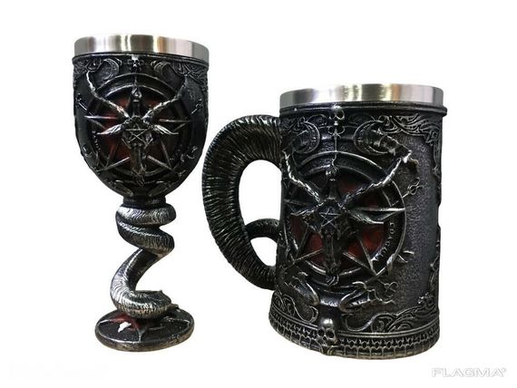Подарочный Набор Кружка Чашка Бокал 3D Игра Престолов Game Of Thrones Baphomet Бафомет... | Зображення 3