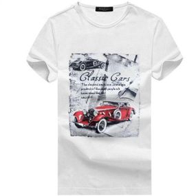 Футболка чоловіча з принтом повсякденна XL Білий