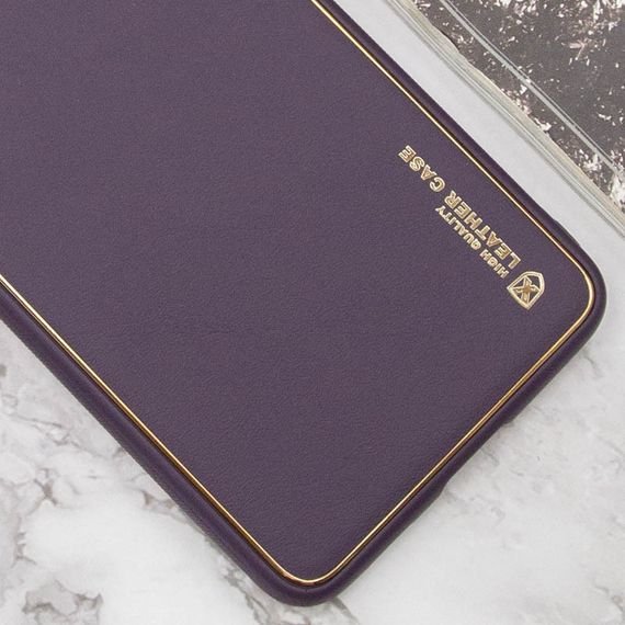 Кожаный чехол Xshield для Samsung Galaxy S24+ Фиолетовый / Dark Purple | Зображення 2