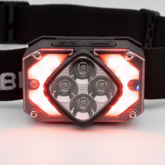 Ліхтар Tribe Night Vision налобний акумуляторний оливковий, потужний тактичний ліхтарик, трайб ліхтар для походу | Зображення 6