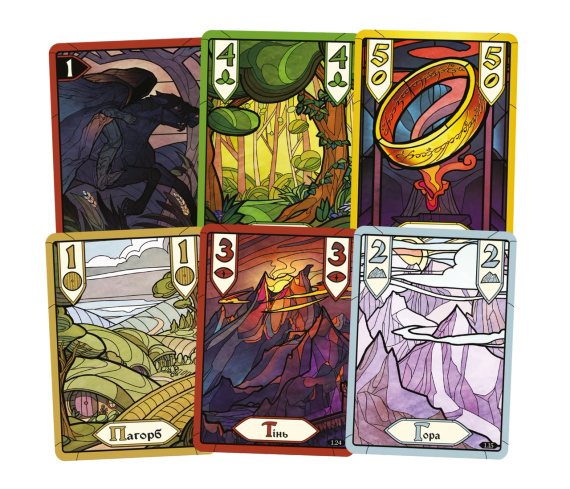 Настільна гра Братство Персня. Карткова гра (The Fellowship of the Ring The Trick Taking Game) | Зображення 4