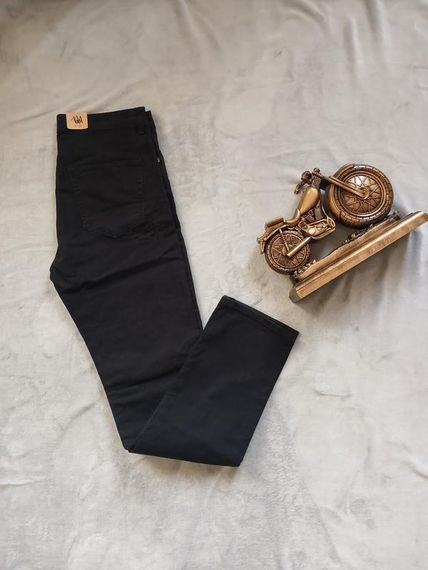 Женские черные стильные джинсы | Зображення 4