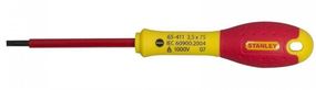 Викрутка Stanley FatMax, шліцьова, SL 3.5х75мм, 1000 В (0-65-411)