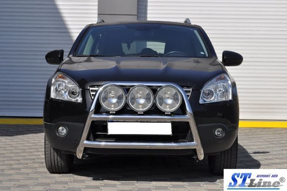 Кенгурятник WT018 (нерж.) для Nissan Qashqai 2010-2014рр | Зображення 1