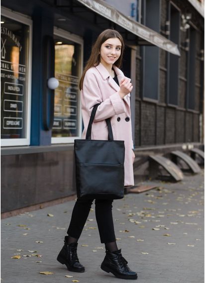 Сумка Sambag Shopper Tote SQN чорний 41 х 30 х 10 см (93220001) | Зображення 2