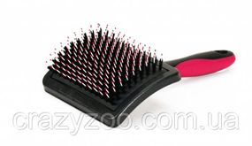 Пуходерка Croci Vanity з напиленням і щетиною велика для котів та собак 11.5 х 9 см 8023222064348