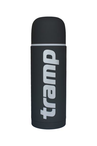 Термос Tramp Soft Touch 1 л сірий, термос трамп туристичний для напоїв | Зображення 1