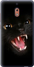 Чехол на Nokia 2.1 Чёрная кошка "932u-1532-17620"