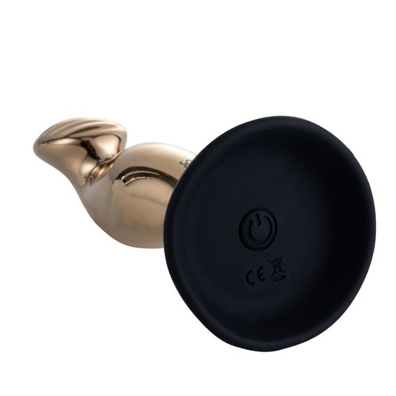 Вібромасажер простати LOCKINK SEVANDA Eros, золотистий, 10 режимів, пульт ДК, знімна присоска | Зображення 4