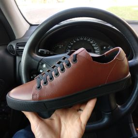 Стильные коричневые кеды Ed-Ge 41 размер