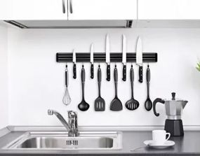 Магнітна рейка для ножів, інструментів 38 см