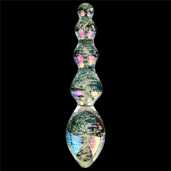 Скляний фалоімітатор DILDO GLOW-IN-THE-DARK TWILIGHT GLEAM GLASS Sex Aura | Зображення 2