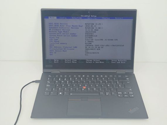 Ультрабук-трансформер Б-клас Lenovo ThinkPad X1 Yoga 3rd Gen / 14" (1920x1080) IPS / Intel Core i5-8350U (4 (8) ядра по 1.7 - 3.6 GHz) / 8 GB DDR4 / 256 GB SSD / Intel UHD Graphics 620 / WebCam б/у | Зображення 1