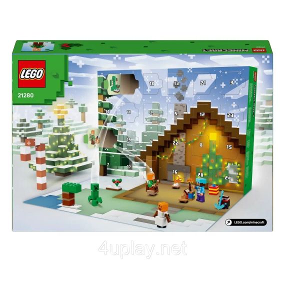 Новогодний адвент календарь ЛЕГО Майнкрафт 2025 Оригинал LEGO Minecraft Advent Calendar 2025 | Зображення 3