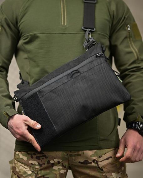 Сумка тактична через плече компактна чоловіча сумка для повсякденного використання міська сумка для речей | Зображення 3