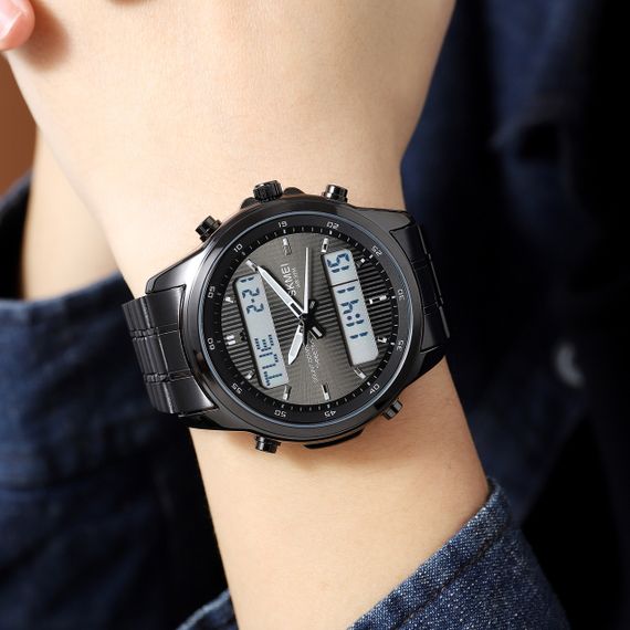 Годинник S2kmei 2049BKWT Black-White | Зображення 3