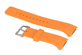 Силиконовый ремешок Primo для часов Samsung Gear S2 Sports SM-R720 / SM-R730 Orange