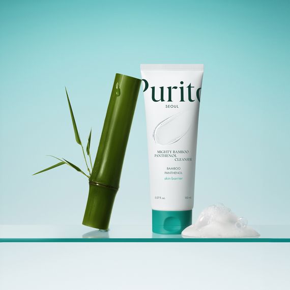 Гель для умивання з екстрактом бамбука та пантенолом Purito Seoul Mighty Bamboo Panthenol Cleanser (150 ml) | Зображення 1