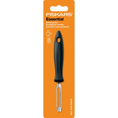 Овочечистка Fiskars Essential Flex 6 см (1023787) | Зображення 1