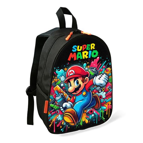 Рюкзак Супер Марио детский школьный/городской 34х27х13 см для мальчика (02477)