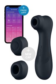 Смарт-вібратор з ефектом пульсації Satisfyer Pro 2 Generation 3 чорний Sex Aura