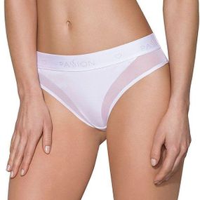 Трусики с прозрачной вставкой Passion PS002 PANTIES M, white sexstyle