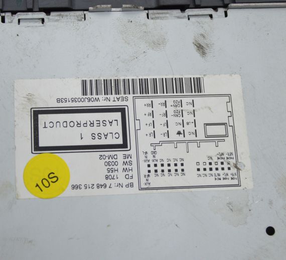 Магнітола штатна Seat Ibiza IV 2008-2012 Автомагнітола радіо Сеат Ібіза 4 6J0035153B | Зображення 5