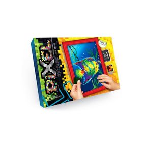 Набір для творчості "Мозаїка Піксель: Риба" РМ-01-09, 21х29,7 см, рамка в наборі