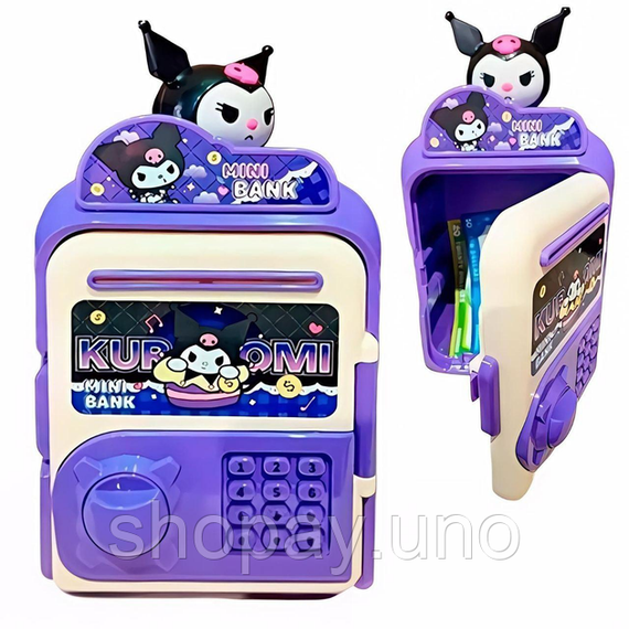 Детский сейф-копилка Mini Bank Kuromi / Электронная копилка