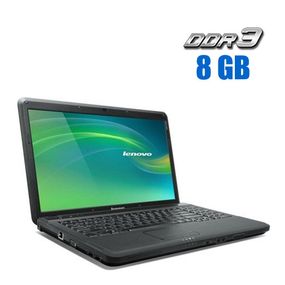 Ноутбук Б-класс Lenovo G550 / 15.6" (1366x768) TN / Intel Pentium T4500 (2 ядра по 2.3 GHz) / 8 GB DDR3 / 120 GB SSD / Intel GMA Graphics 4500M / WebCam б/у