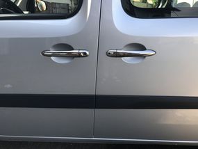 Накладки на ручки (нерж) 3 шт, Carmos - турецька сталь для Mercedes Citan 2013-2024 рр