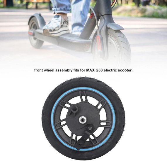 Переднє колесо для електросамоката для MAX G30D нековзне вибухозахищене для електричного скутера, безкамерна шина самоката | Зображення 2