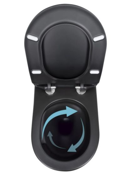 Унітаз підвісний Qtap Taurus Ultra Quiet, з сидінням Slim Duroplast/ Soft-close/ Quick Release QT2433084EUQMB | Зображення 5