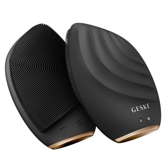 Електронна ультразвукова щітка для обличчя GESKE Sonic Facial Brush 5в1 gray | Зображення 5
