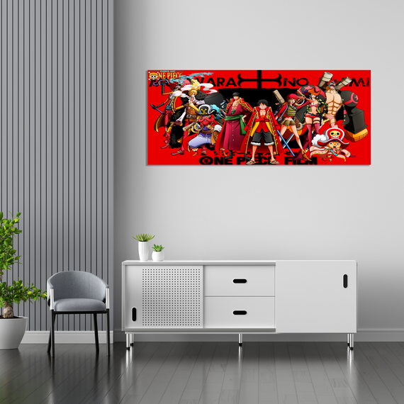 Плакат-постер з принтом Кавун One Piece Ван-Піс Luffy Луффі та команда One Piece 3 A4 ПЛ000700(A4) | Зображення 1