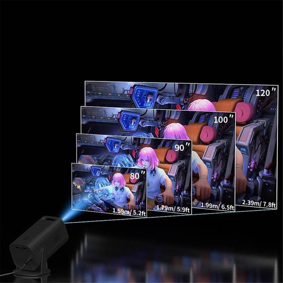 Проектор 4k Android HP330 Black | Зображення 2