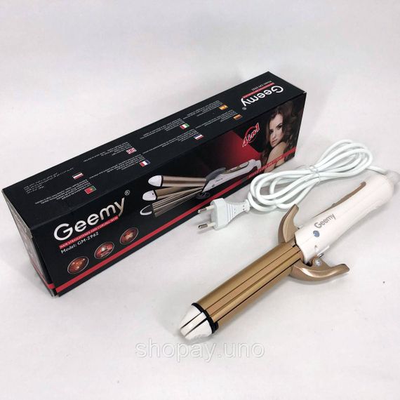 Выпрямитель утюжок для волос коротких GEMEI GM-2962 30Вт, Утюжок выпрямитель для выпрямления WG-48 | Зображення 6