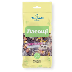 Ласощі Природа «Десерт-асорті» для гризунів асорти 100 г Lasoshchi Pryroda «Desert-a