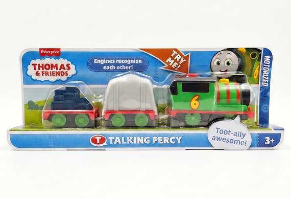 Паровозик Томас і друзі Моторизований поїзд Персі, що розмовляє, Thomas & Friends Motorized Train Talking Percy Engine