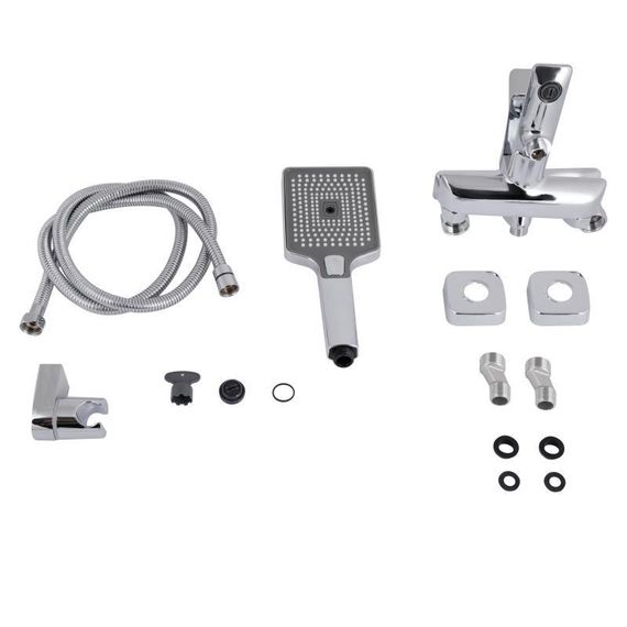 Смеситель для ванны Qtap Presto (c душевым гарнитуром) QTPRE259CRM45574 Chrome | Зображення 5