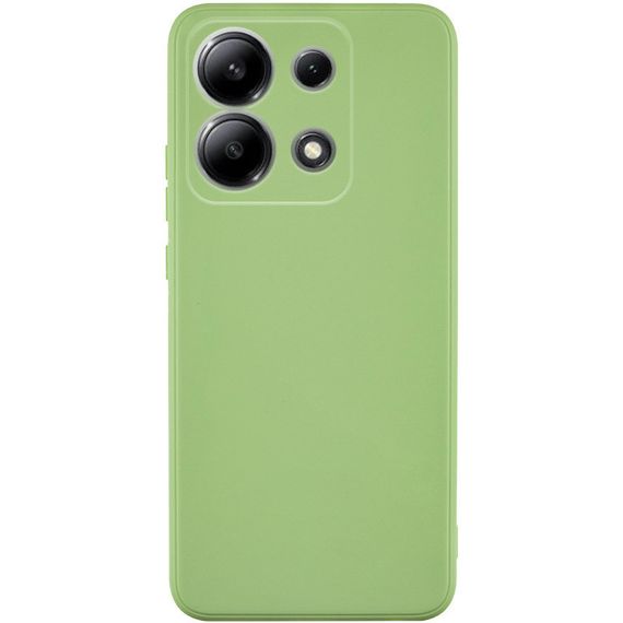 Силіконовий чохол Candy Full Camera для Xiaomi Redmi Note 13 Pro 4G / Poco M6 Pro 4G / Note 14S Фісташковий