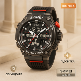 Стильний армійський годинник, Цифровий годинник для активного способу життя армійський скмей NV-47
