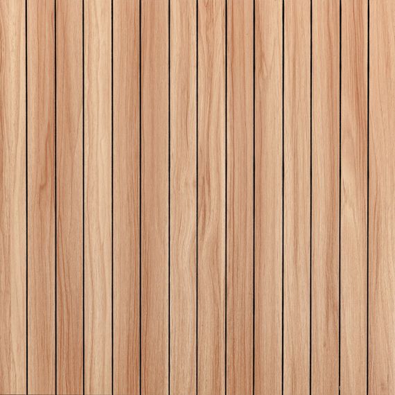 Покриття вінілове самоклеюче 3D рейки 600х600х2,8мм Тік золотистий SW-00002203