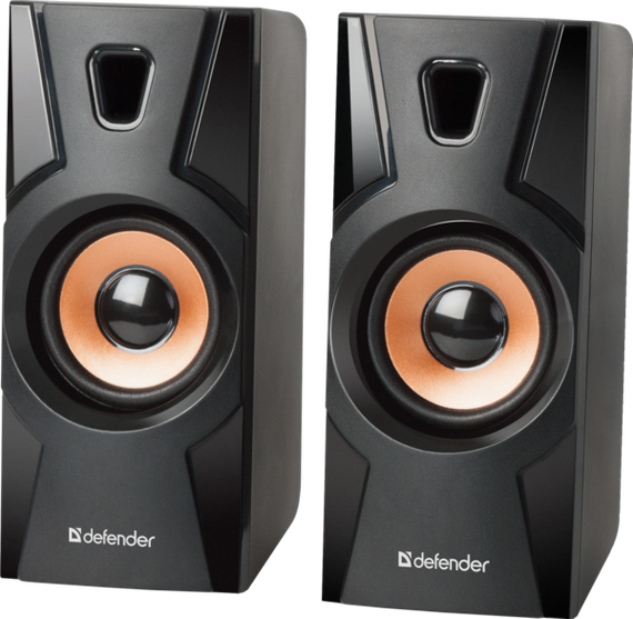 Акустика Defender Aurora S8 Black 2.0, 8 W, USB (65408)