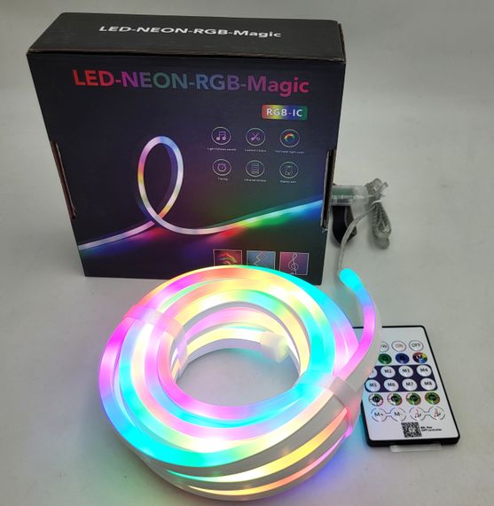 Розумна гнучка LED Neon RGB стрічка-шланг 10 метрів з USB живленням та Bluetooth управлінням XPRO (47383-_696) | Зображення 4