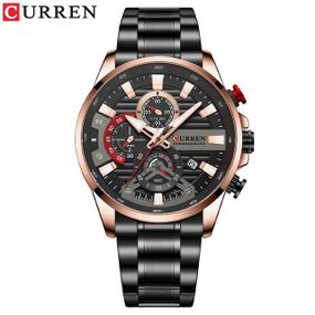 Чоловічий годинник Curren 8415 Black-Gold